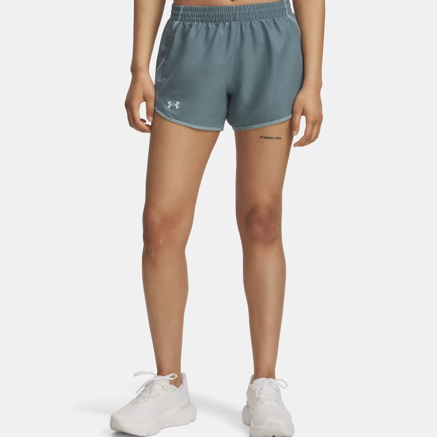 Under Armour Fly By 3in  Running shorts Women - blue grey, petrol