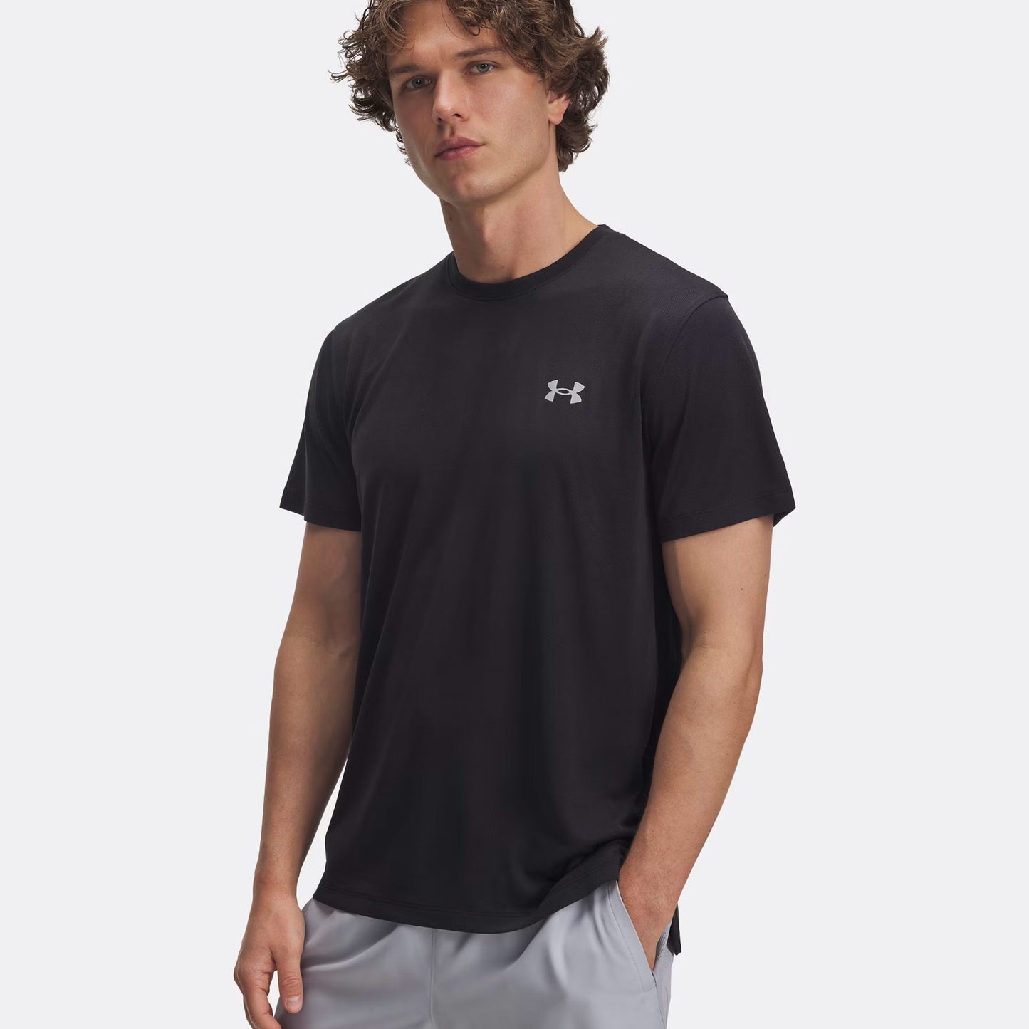 Under Armour Launch Camo Running Shirt Men-Black