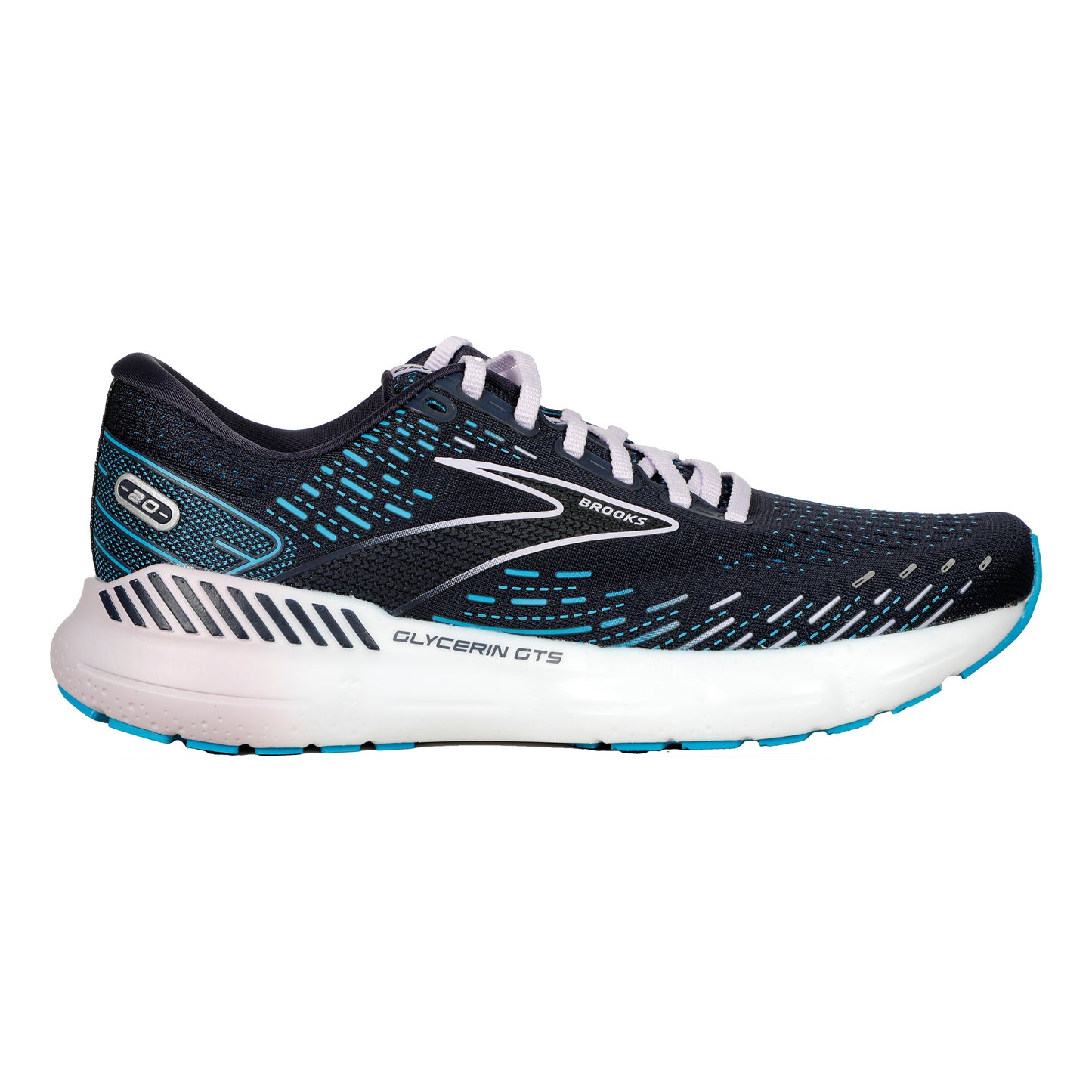 Brooks Glycerin GTS 20 Neutral running shoe Women - dark blue, violet
