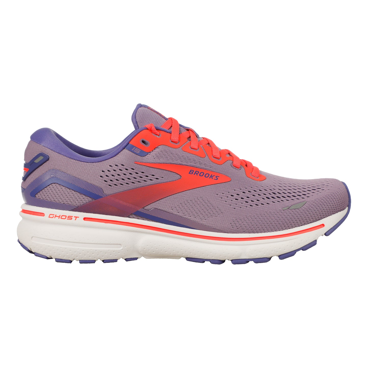 Brooks Ghost 15 Neutral running shoe Women - violet, orange