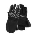 ADV Lumen Fleece Hybrid Glove Running Gloves-Black