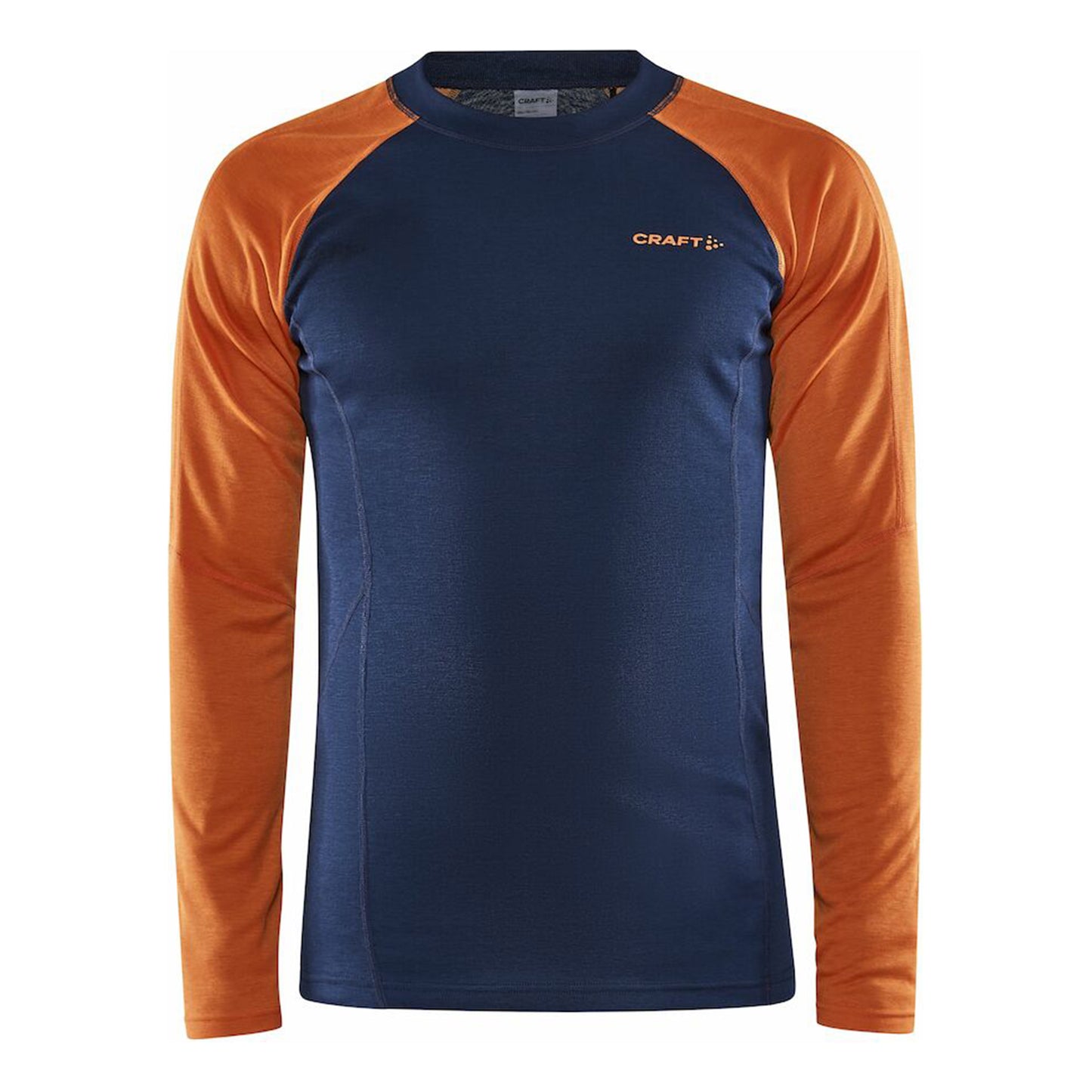 Craft Core Warm Baselayer Running top Men - dark blue, orange