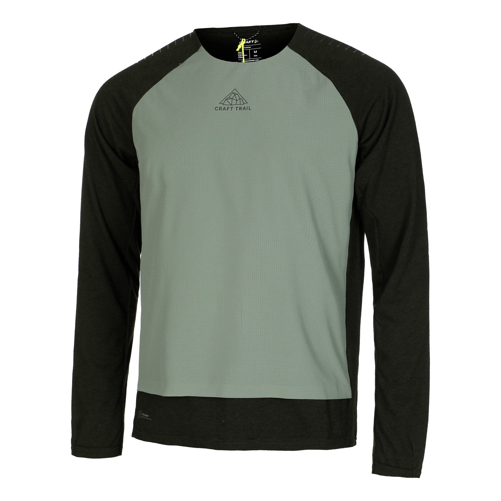 Craft ADV Trail Wool Wind Running Top Men-Blue