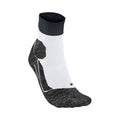 RU Trail Running Socks Men-White,Dark Grey