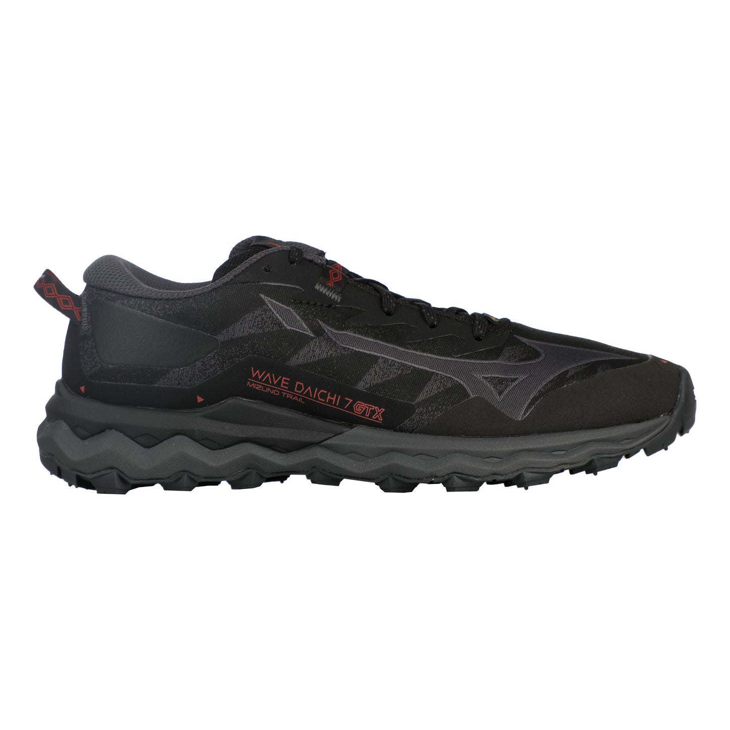 Mizuno Wave Daichi 7 GTX Trail Running Shoe Women-Black,Dark Grey