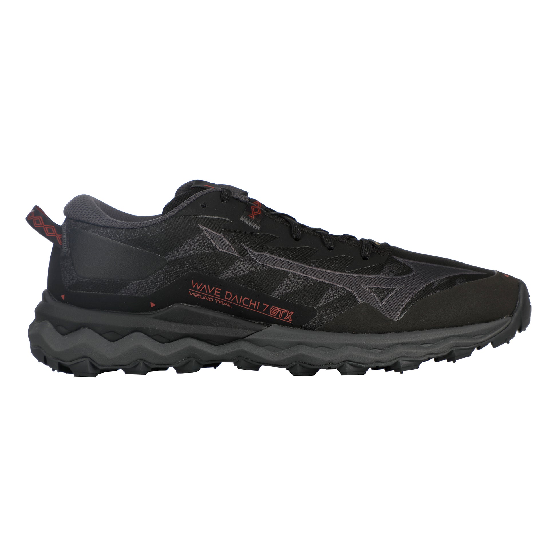 Mizuno Wave Daichi 7 GTX Trail Running Shoe Women-Black,Dark Grey