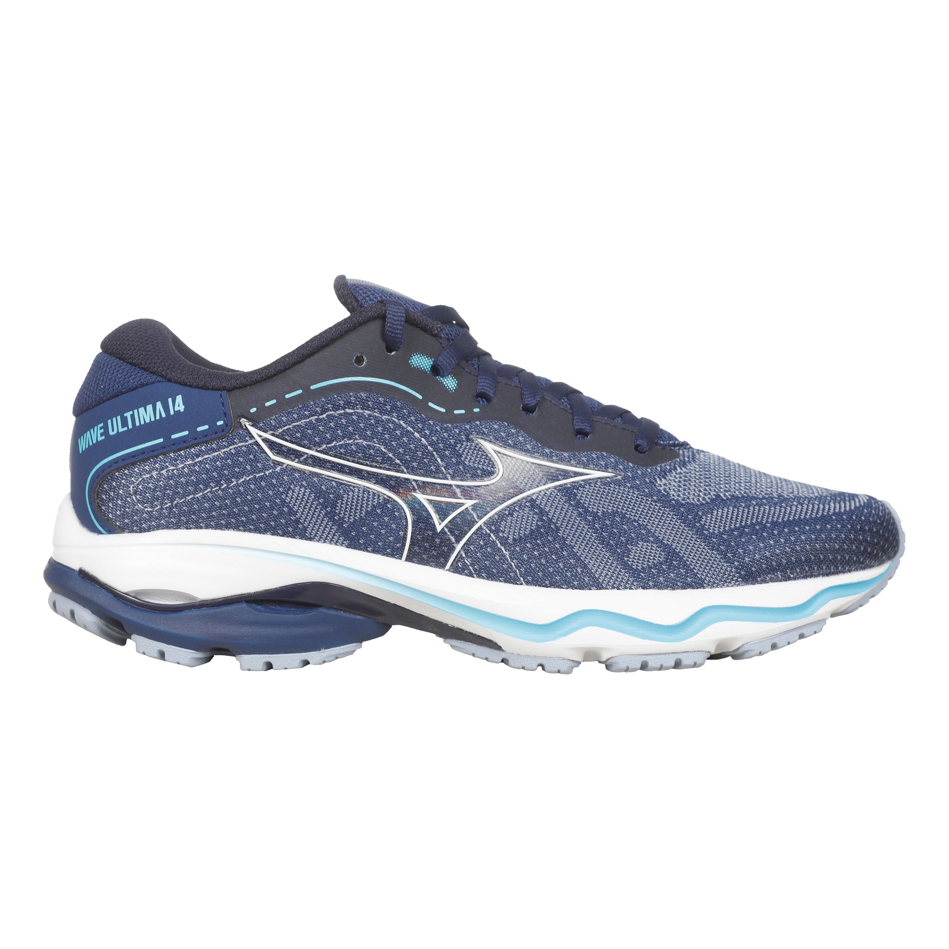 Mizuno Wave Ultima 14 Neutral Running Shoe Women-Dark Blue,Light Blue