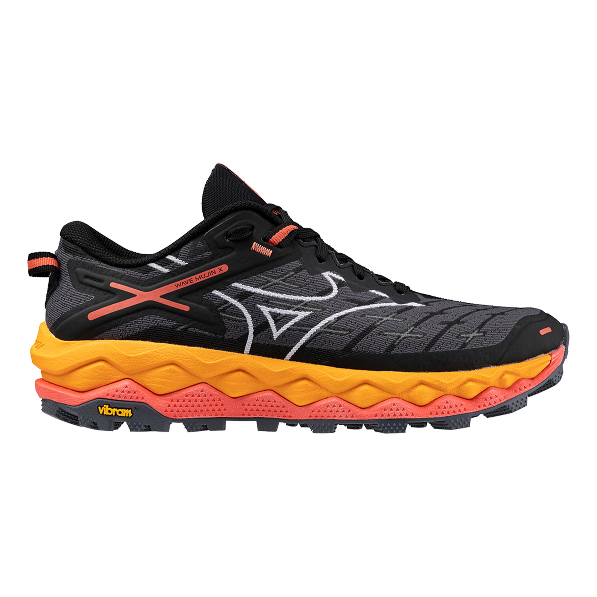 Mizuno Wave Mujin 10 Trail Running Shoe Women-Black,Orange