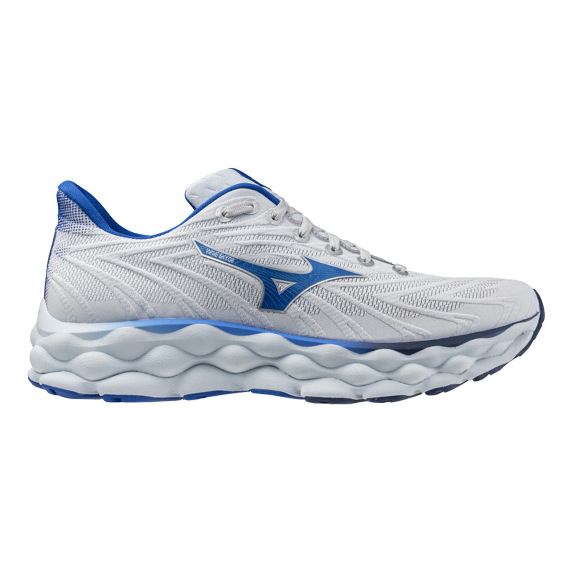 Mizuno Wave Sky 8 Neutral running shoe Men - grey, blue