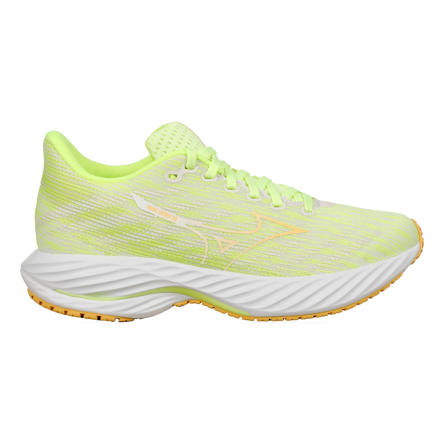 Mizuno Wave Rider 28 Neutral running shoe Women - yellow, coral