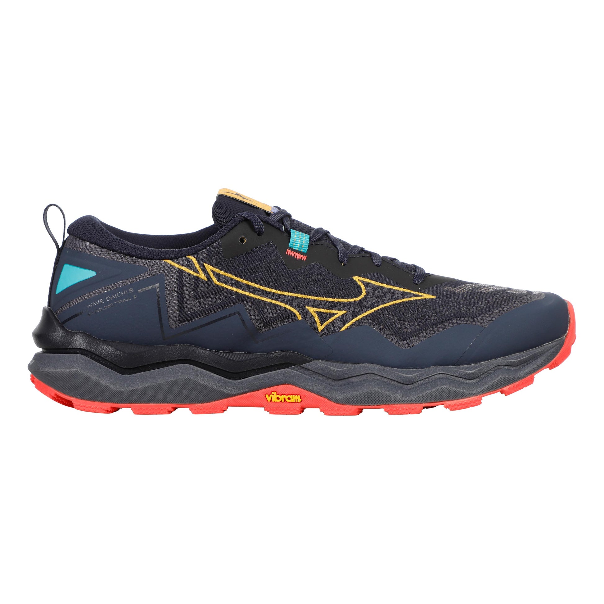 Mizuno Wave Daichi 9                       Trail running shoe Men-dark blue, yellow