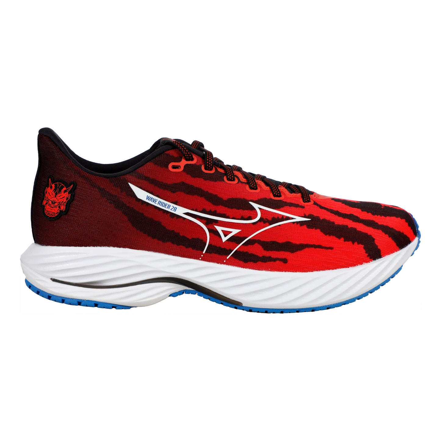 Mizuno Wave Rider 28 Neutral Running Shoe Men-Red,White