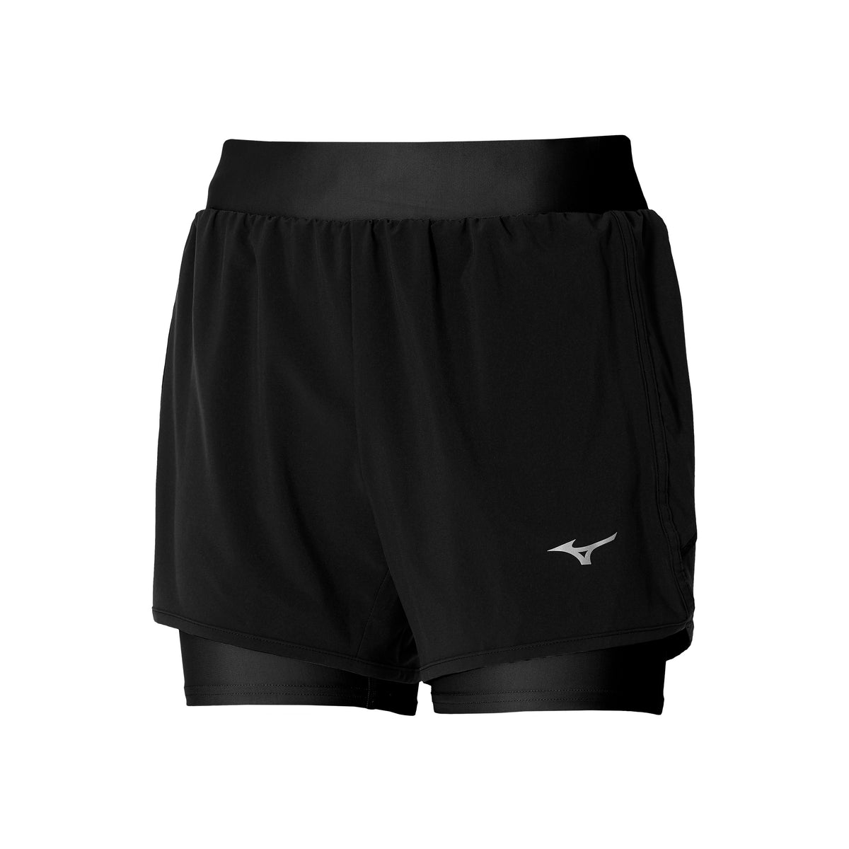 Mizuno ER 4.5in 2in1 Shorts Women-Black