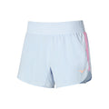 2in1 4.5 Running shorts Women - light blue,