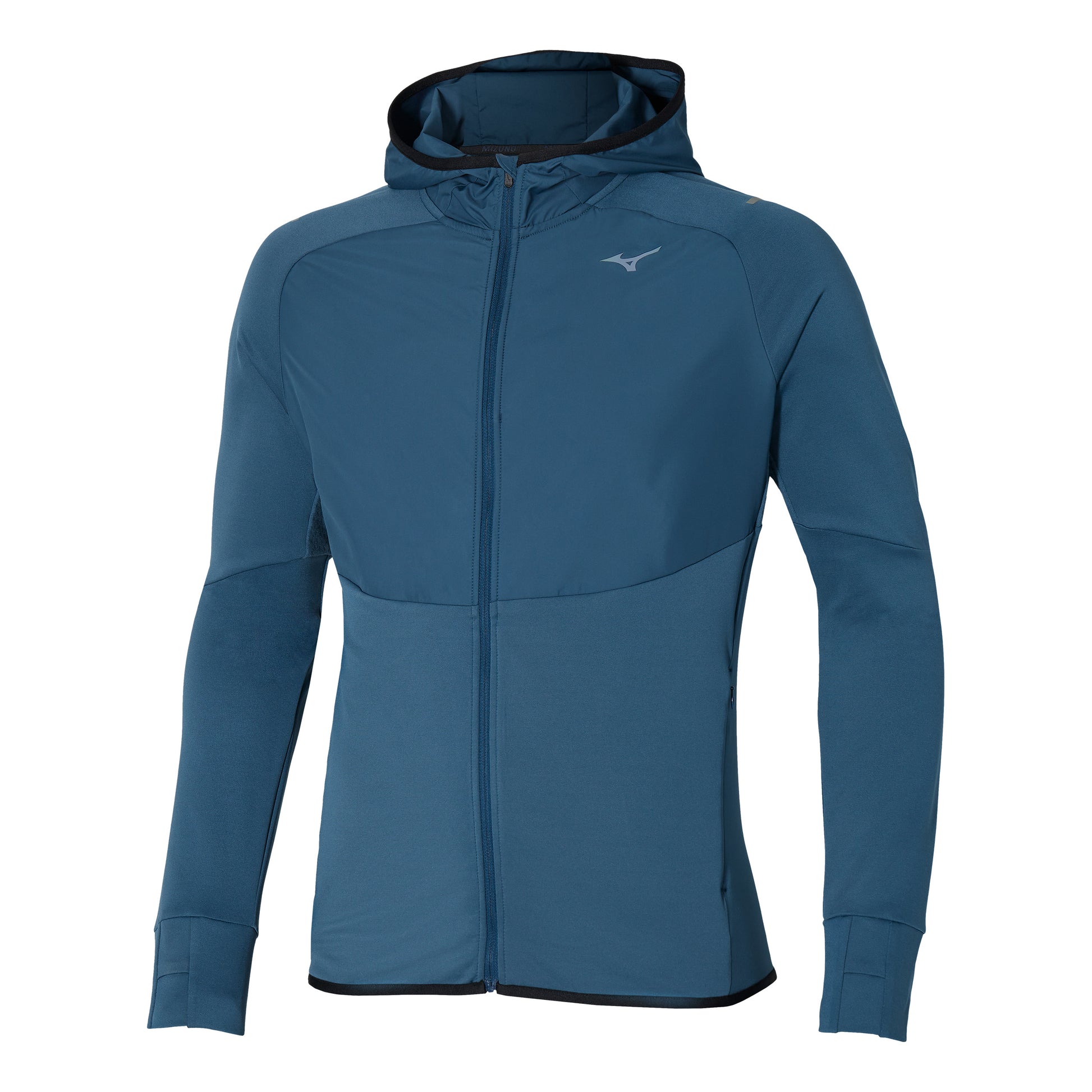 Mizuno Warmalite Hybrid FZ Running jacket Men - blue,