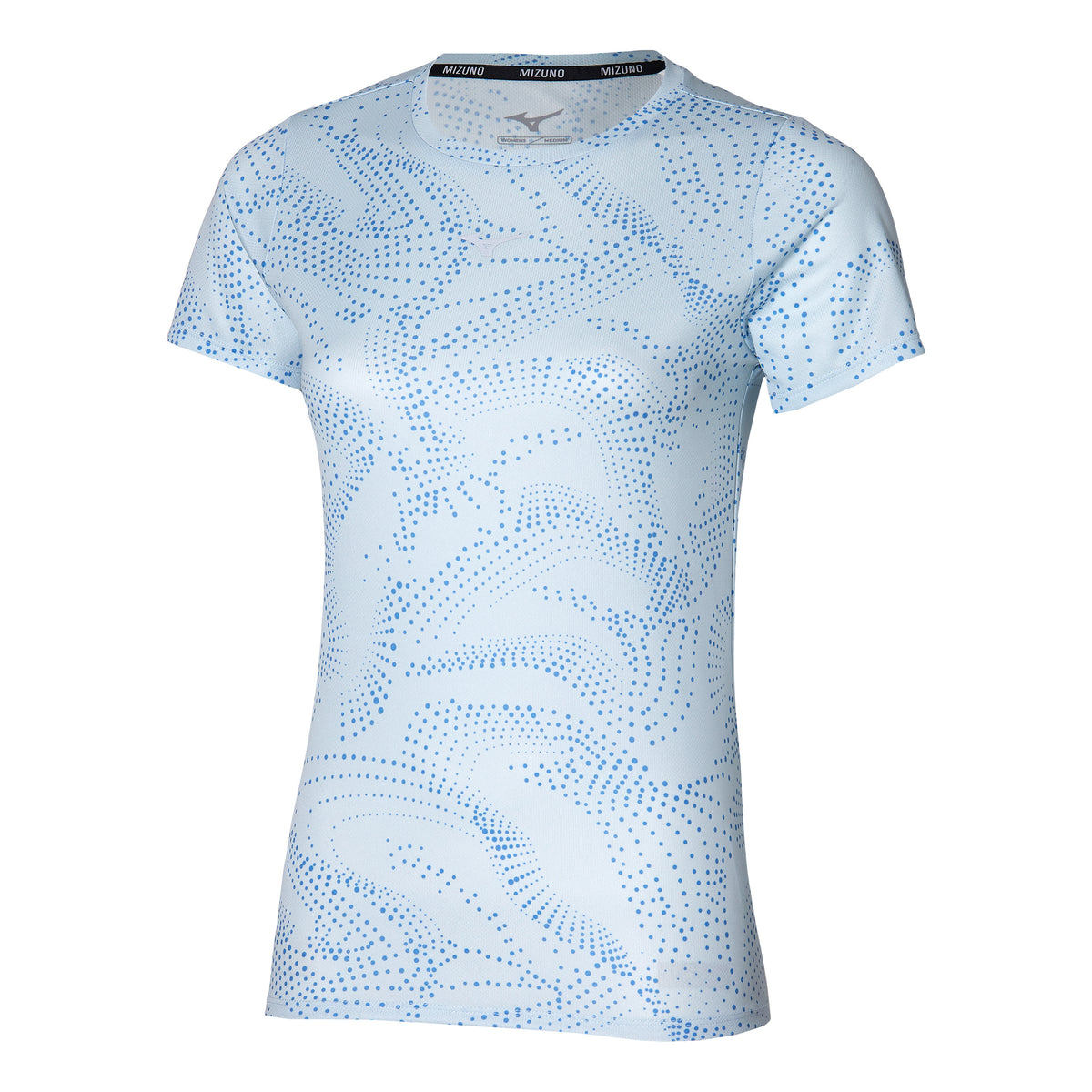Mizuno Impulse Core Graphic Running Shirt Women-Light Blue