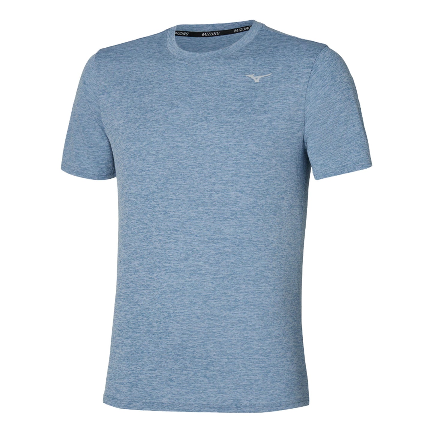 Mizuno Core Impulse Running shirt Men - blue grey,
