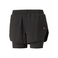 Run Favorite Woven 2in1 3in Running Shorts Women-Black