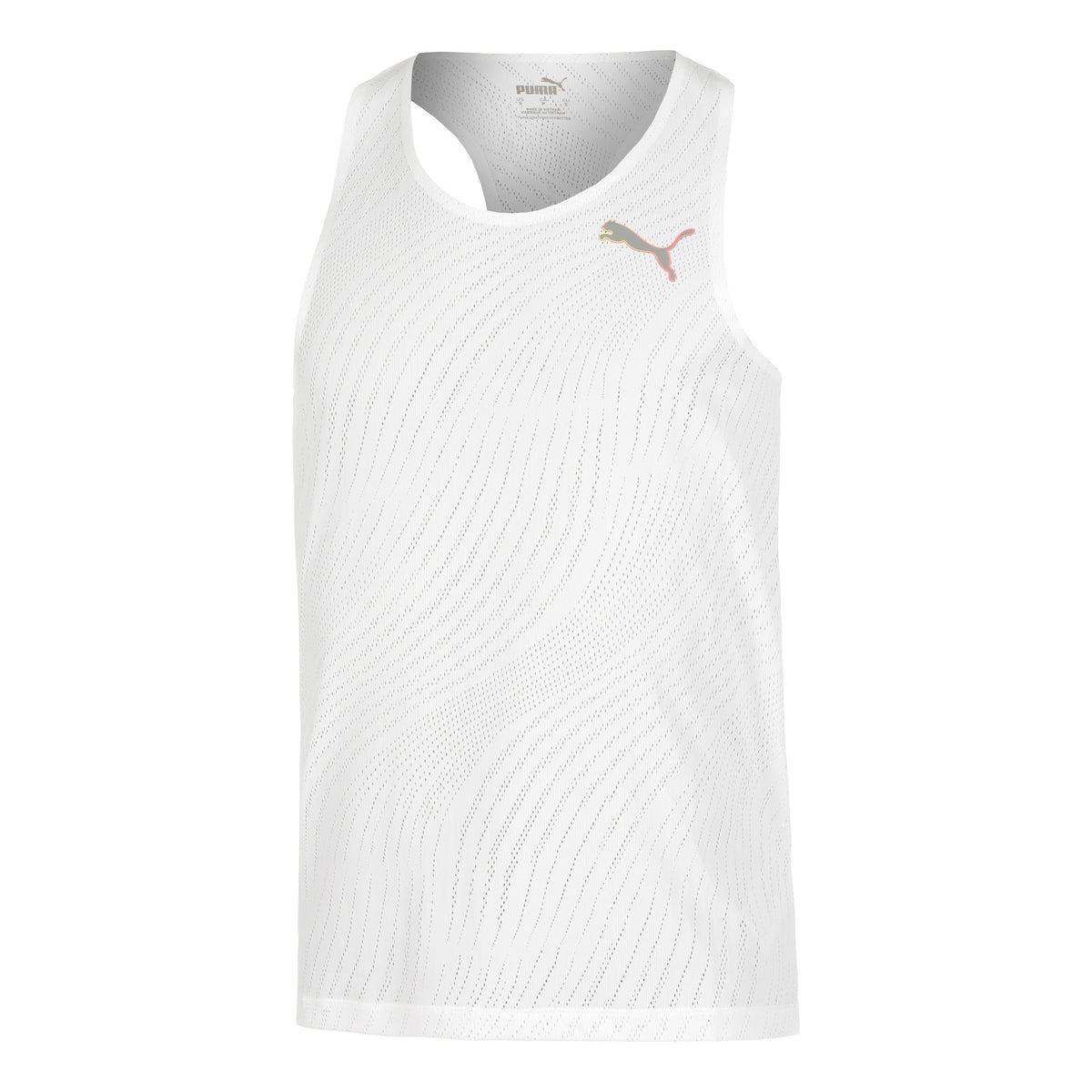 Puma Ultraspun Singlet Running Shirt Men-White