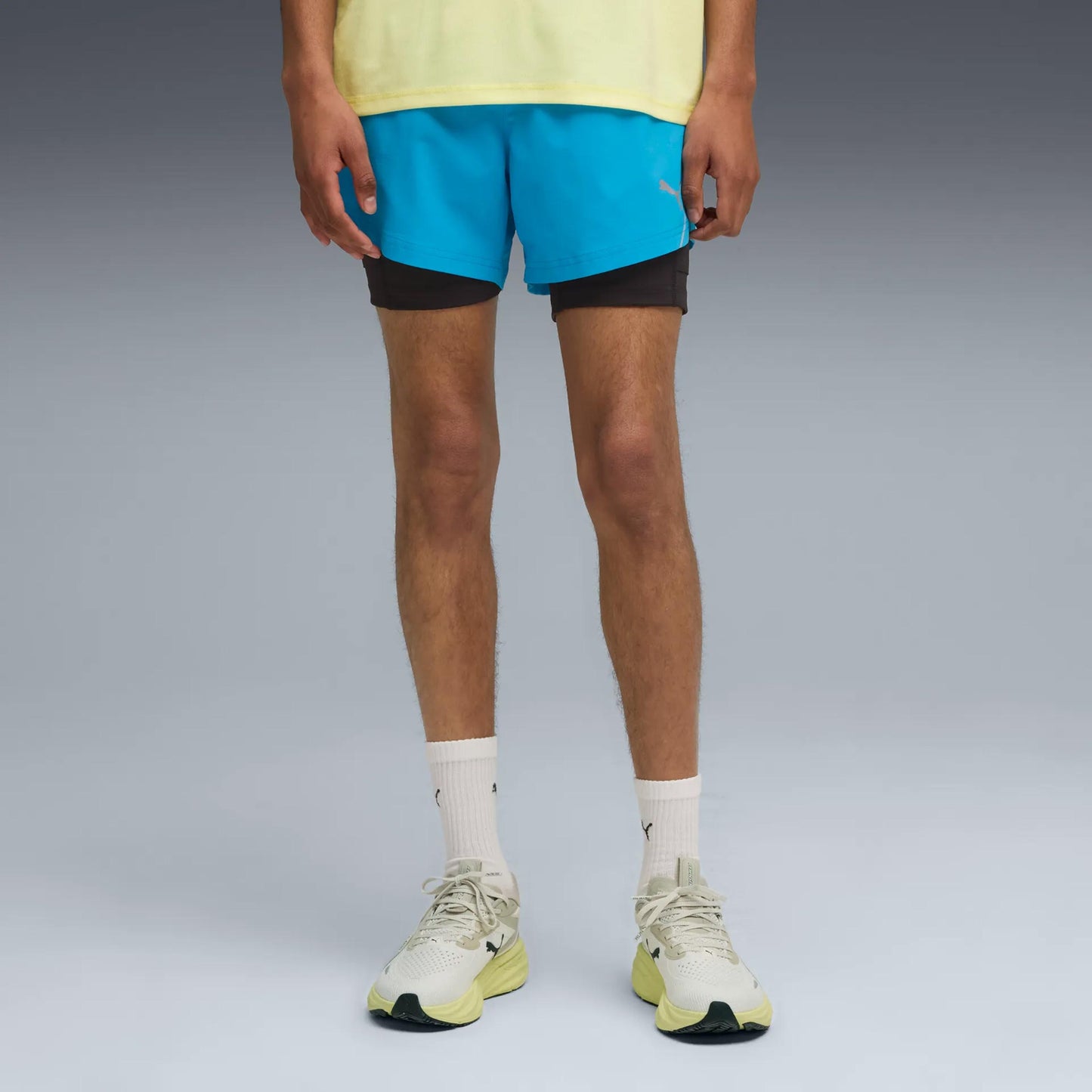 Puma Ultraweave 2in1 5in Running Shorts Men-Blue