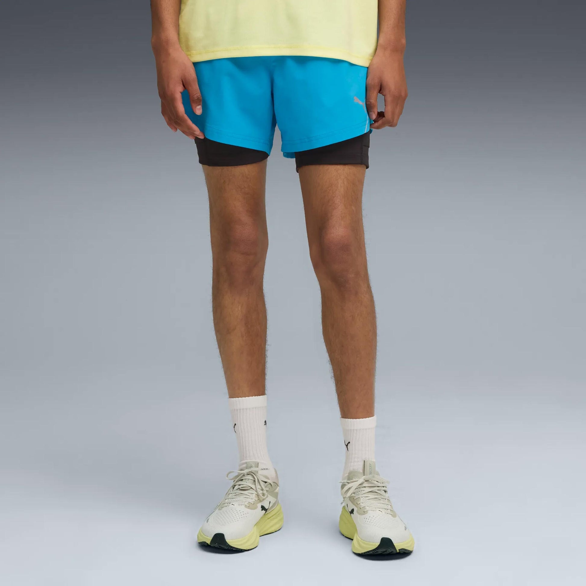 Puma Ultraweave 2in1 5in Running Shorts Men-Blue