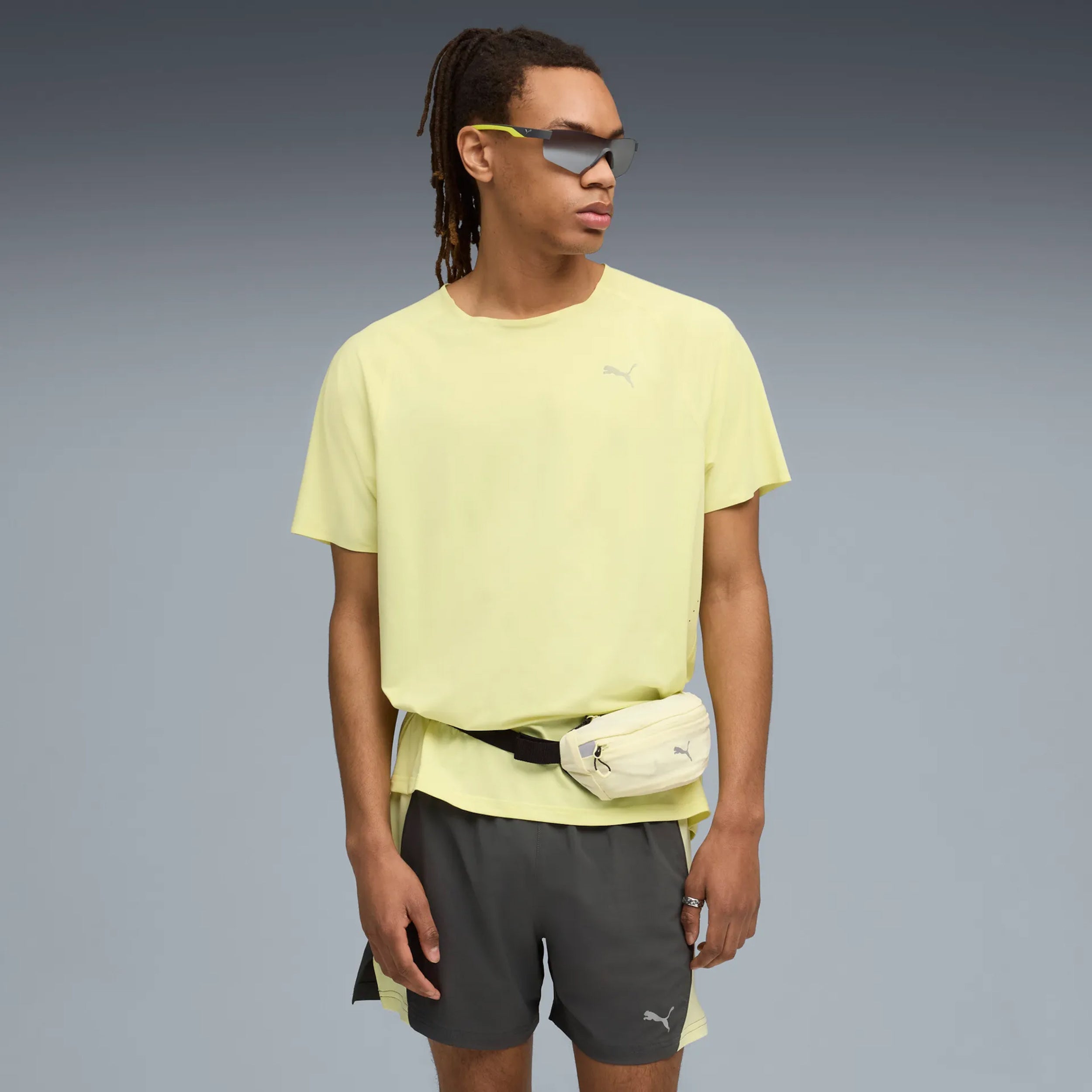 Puma Everyday Cloudspun  Running shirt Men - yellow