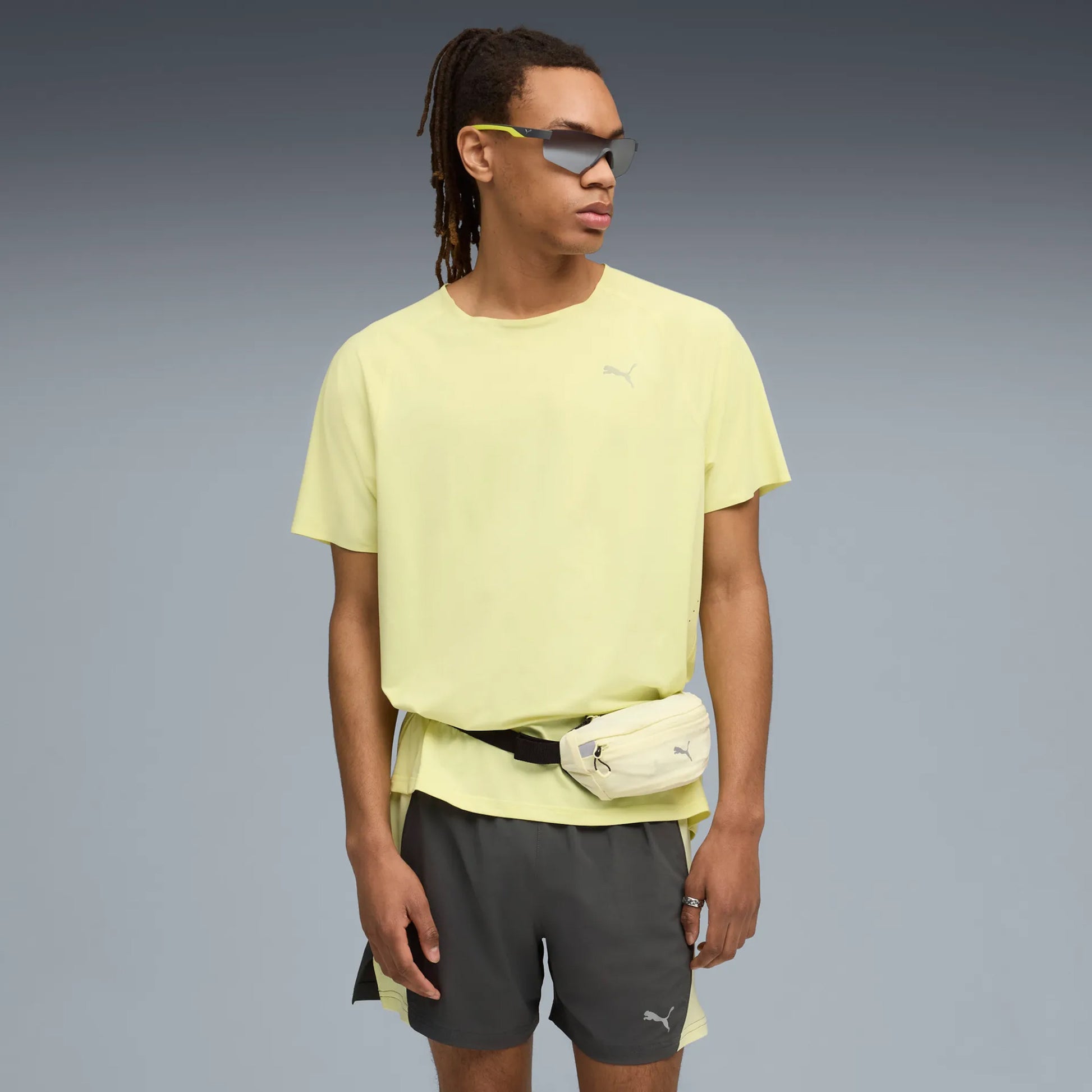 Puma Everyday Cloudspun  Running shirt Men - yellow