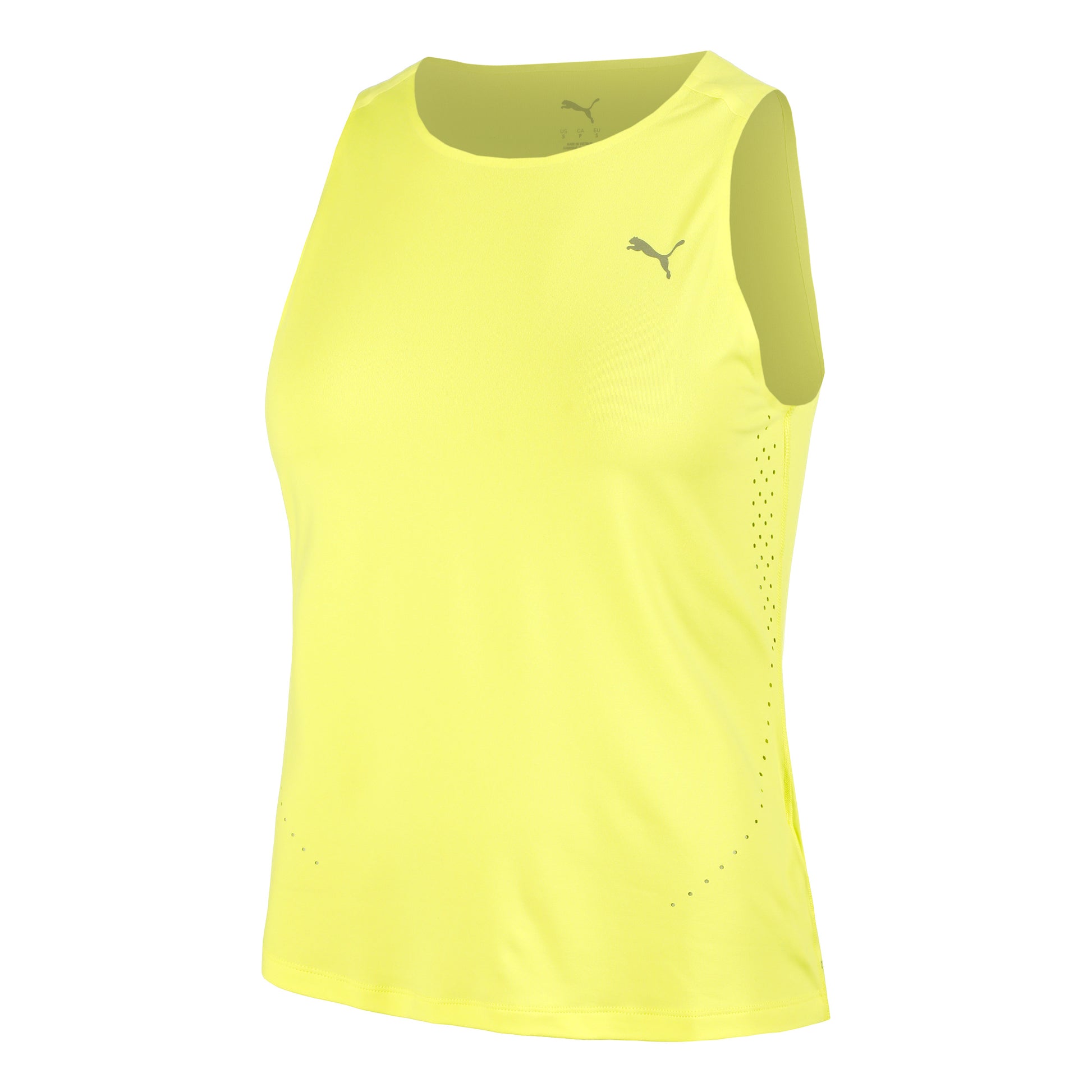 Puma Cloudspun Tank Top Women-Yellow