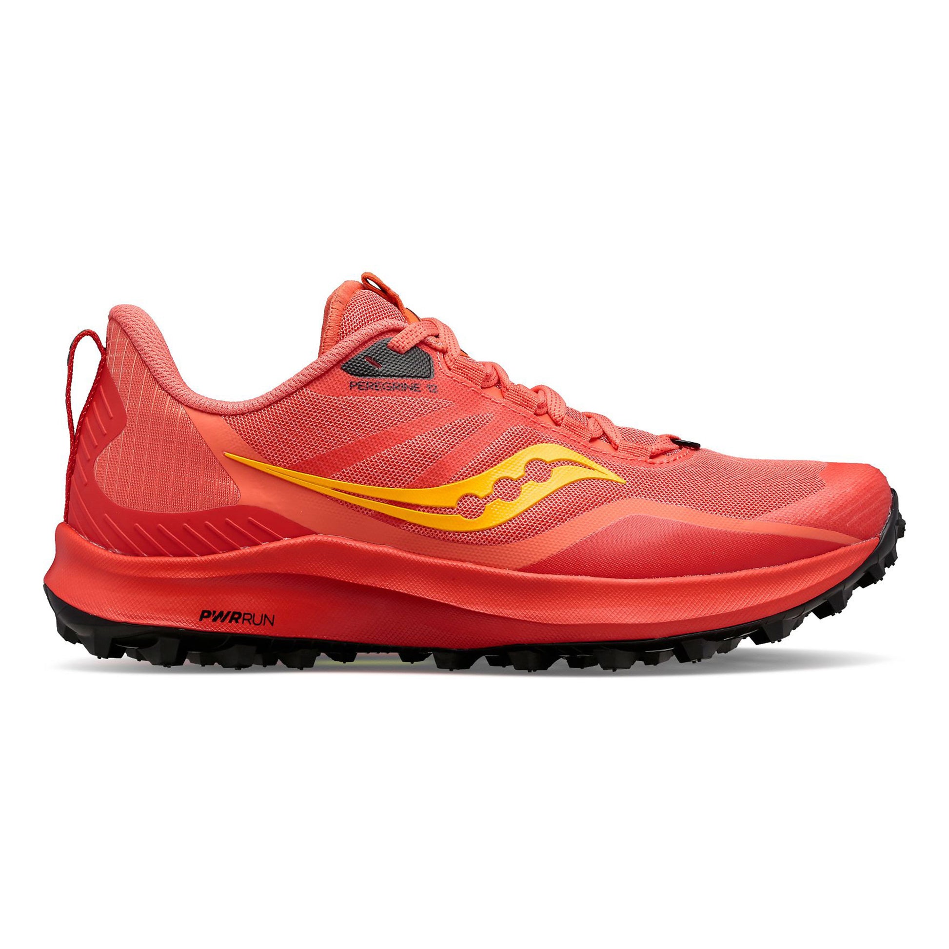 Saucony Peregrine 12 Trail Running Shoe Women-Red,Yellow