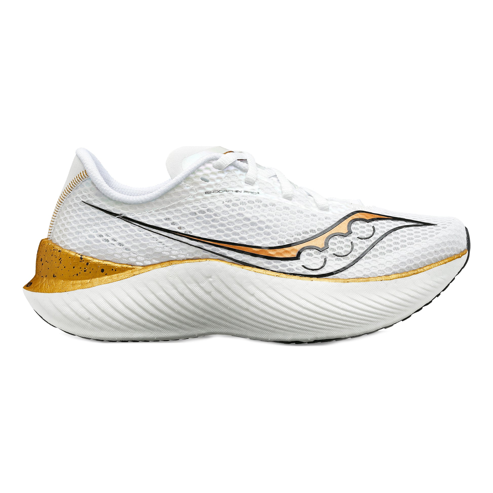 Saucony Endorphin Pro 3 Competition running shoe Men - white, gold