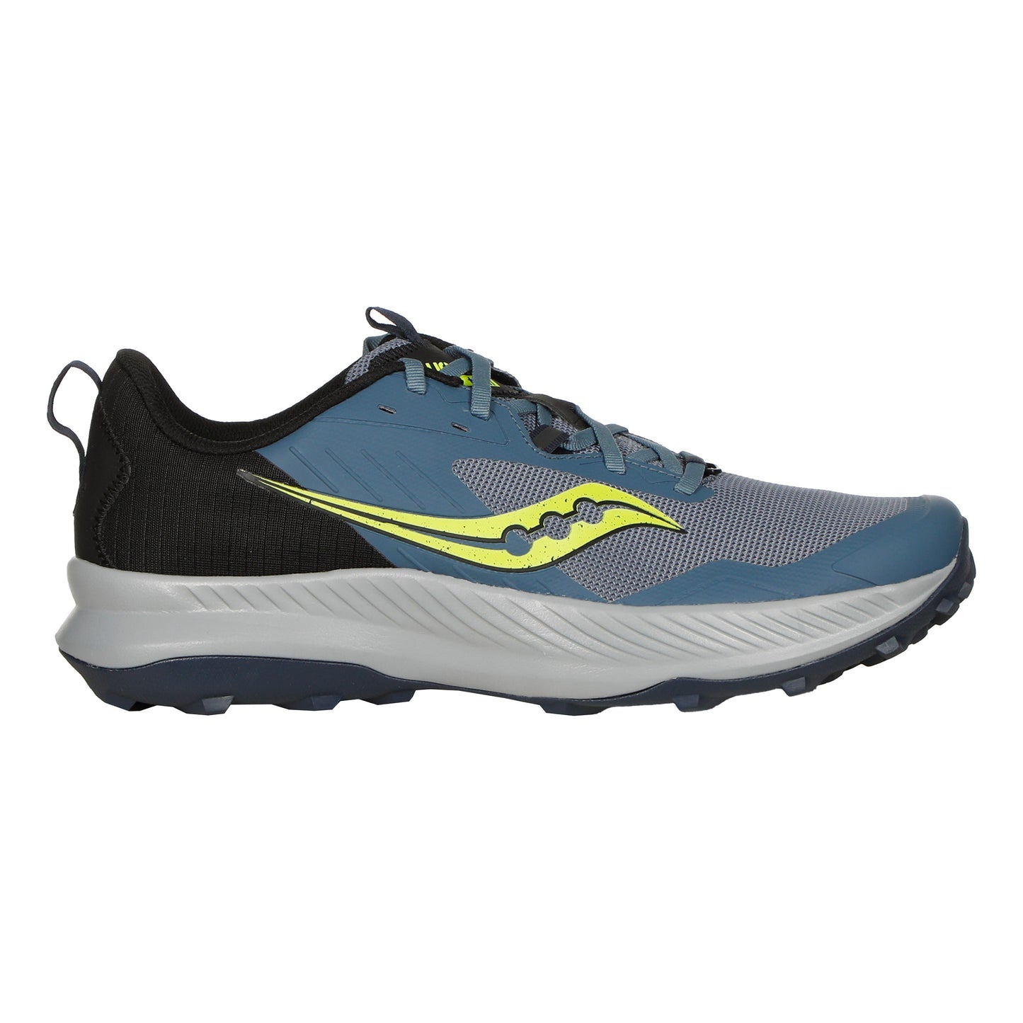 Saucony Blaze TR Trail running shoe Men - blue, neon yellow