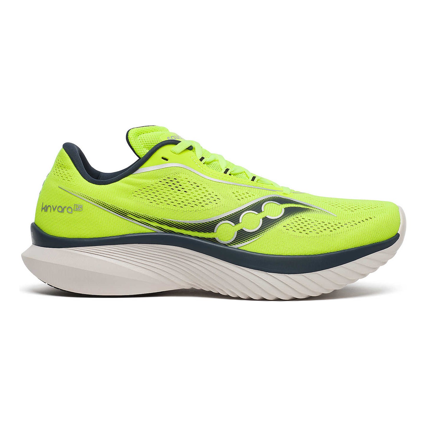 Saucony Kinvara 15 Neutral running shoe Men - neon green, dark blue