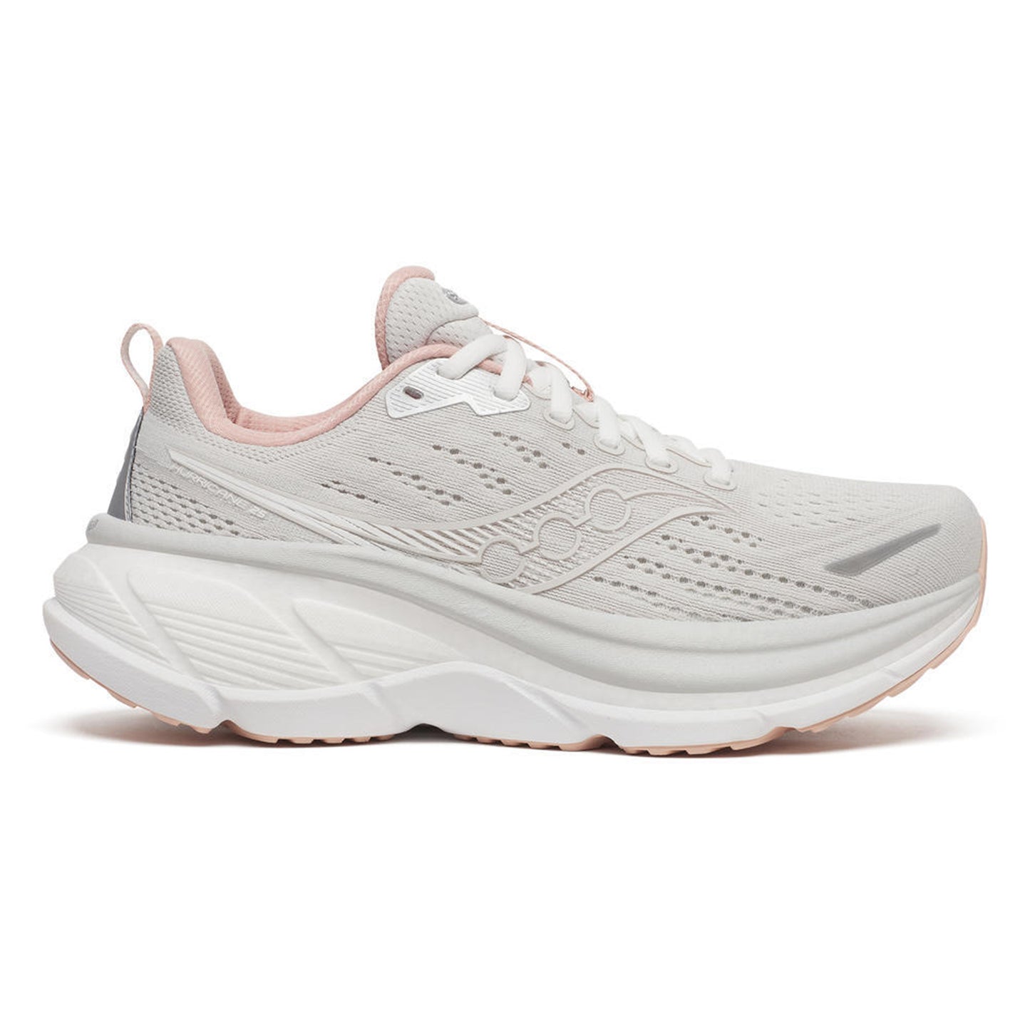 Saucony Hurricane 25 Stability running shoe Women-cream, white