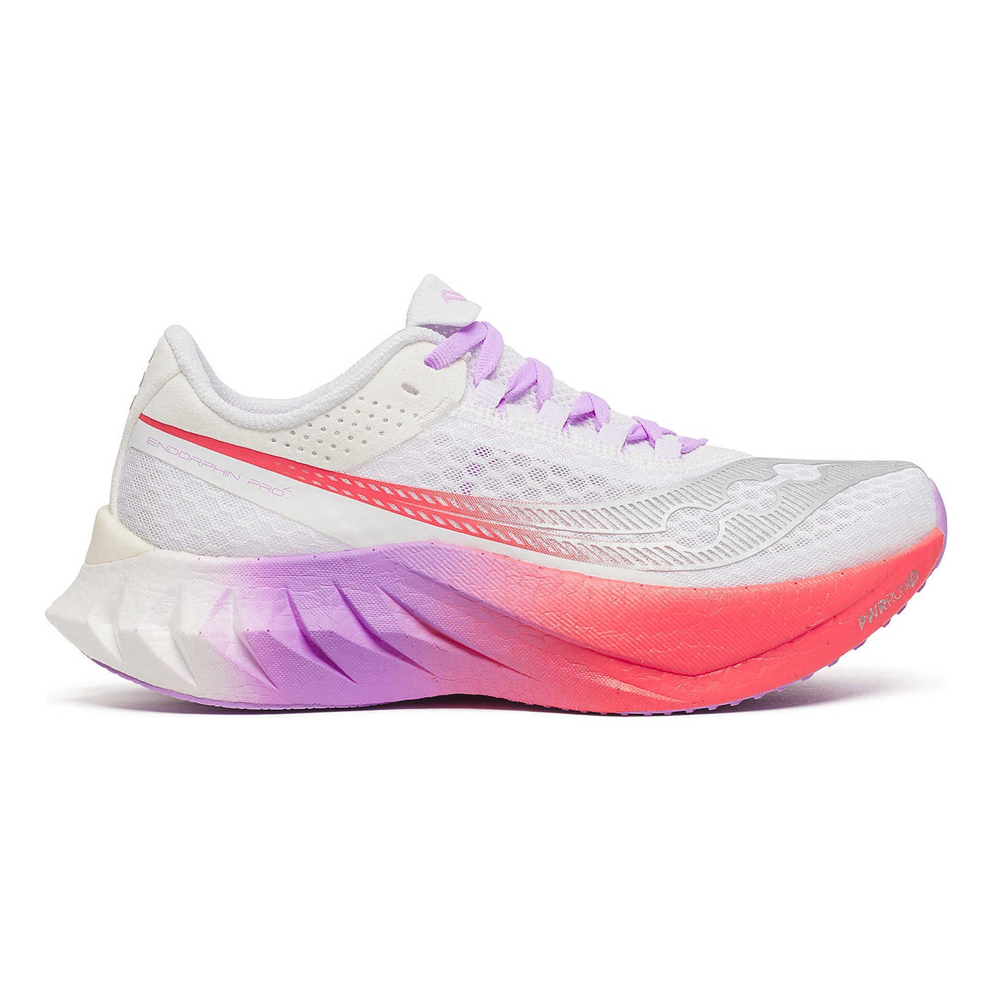 Saucony Endorphin Pro 4 Competition Running Shoe Women-White,Pink