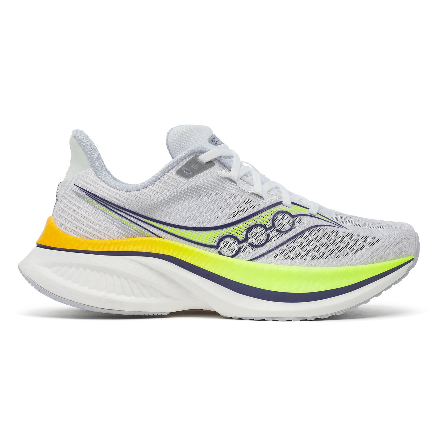 Saucony Endorphin Speed 5 Competition running shoe Women-white, lemon