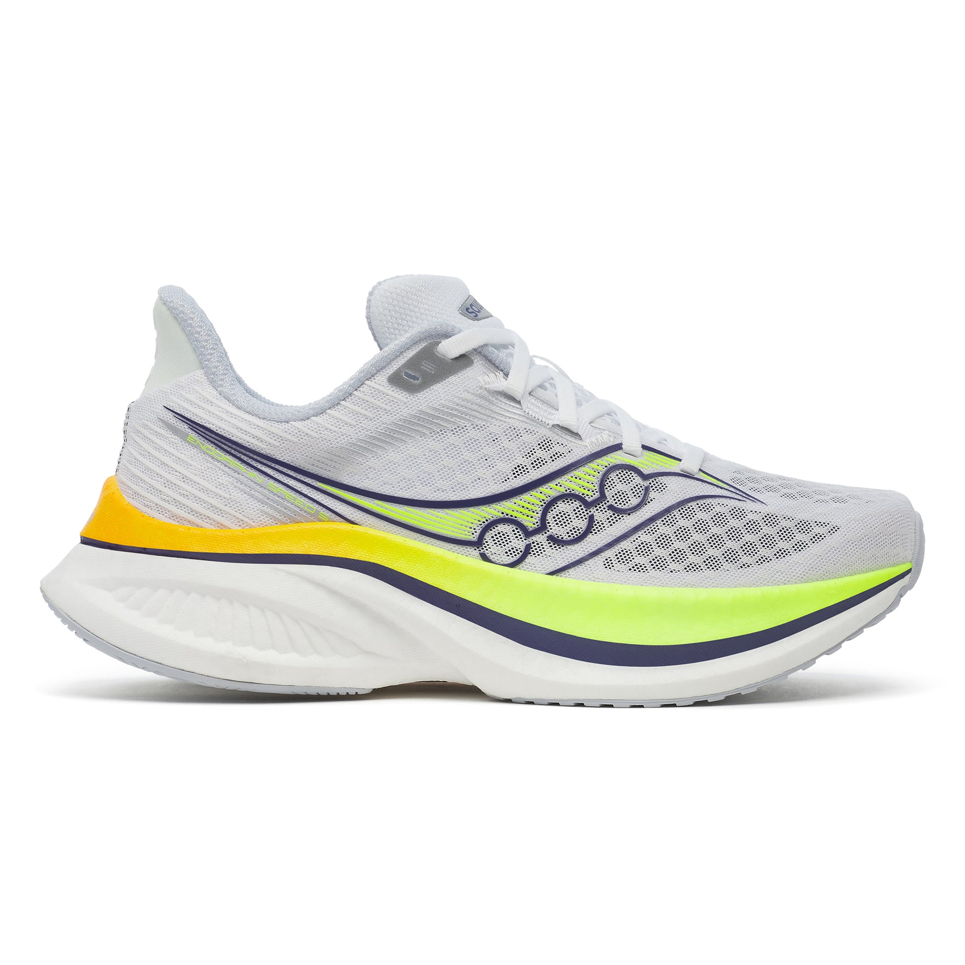 Saucony Endorphin Speed 5 Competition running shoe Women-white, lemon
