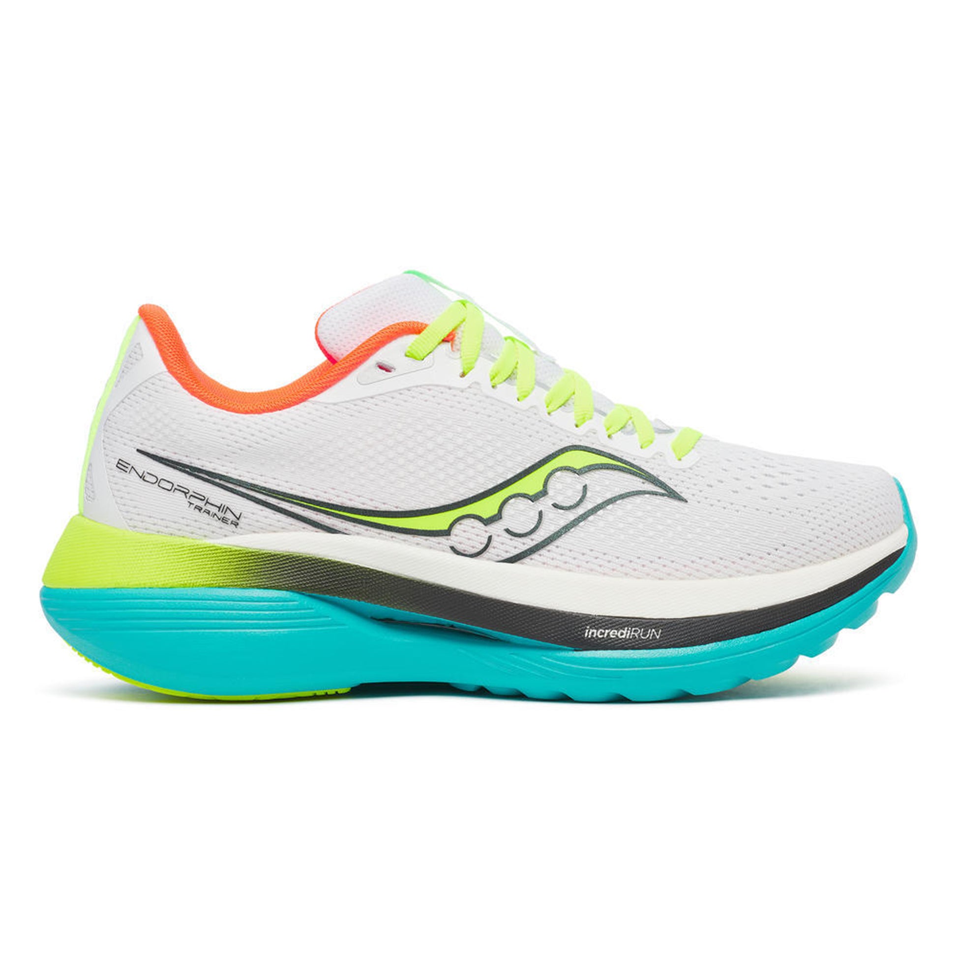 Saucony Endorphin Trainer Competition Running Shoe Women-White,Multicoloured