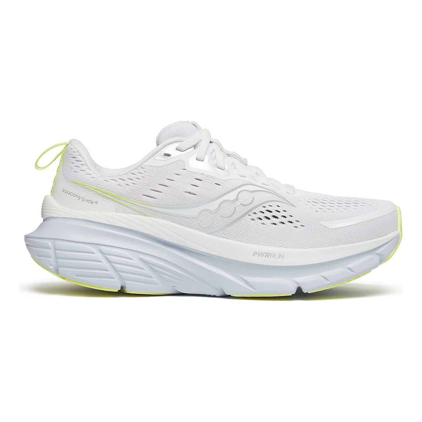 Saucony Guide 18 Stability running shoe Women - white, light blue