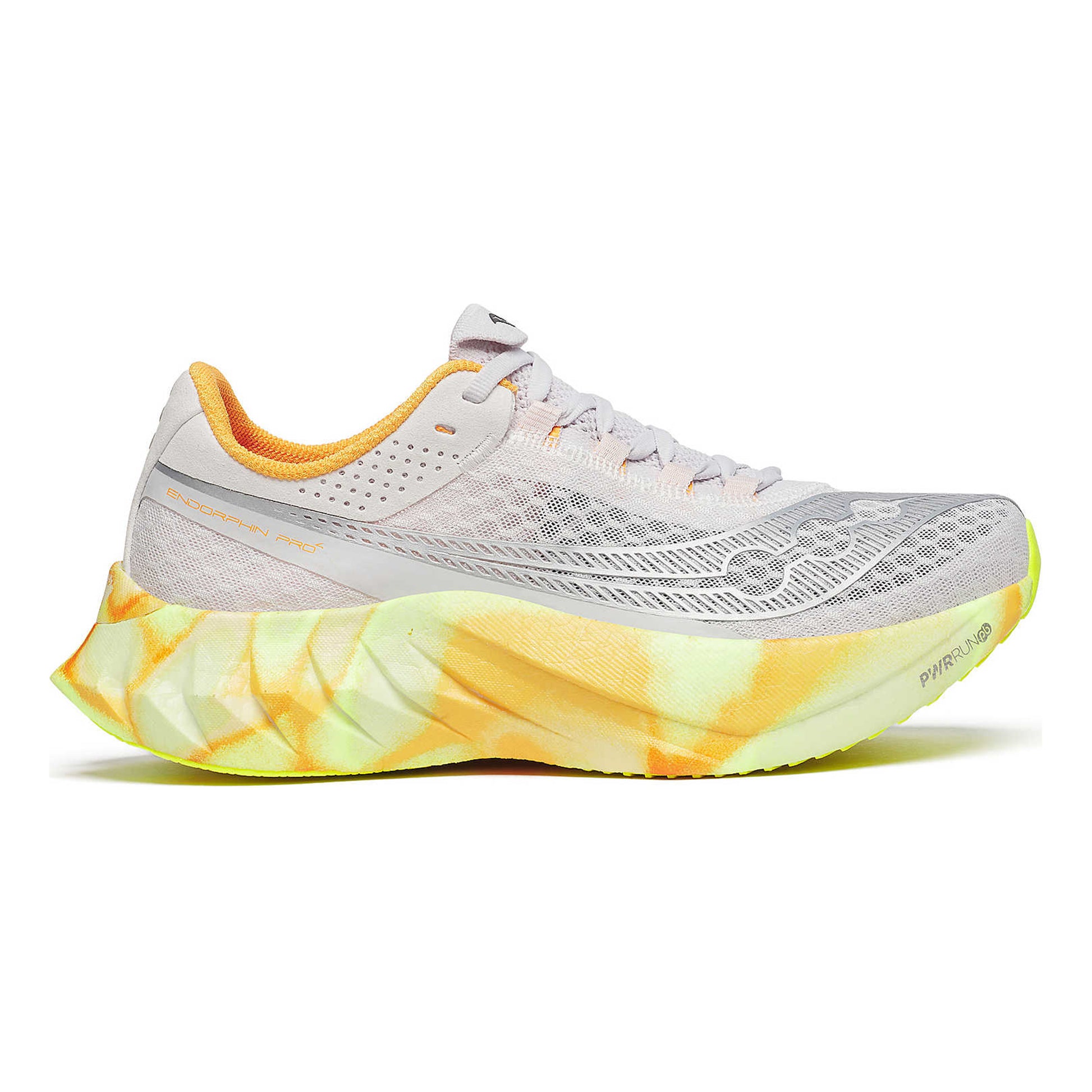 Saucony Endorphin Pro 4 Competition Running Shoe Women-Grey,Orange