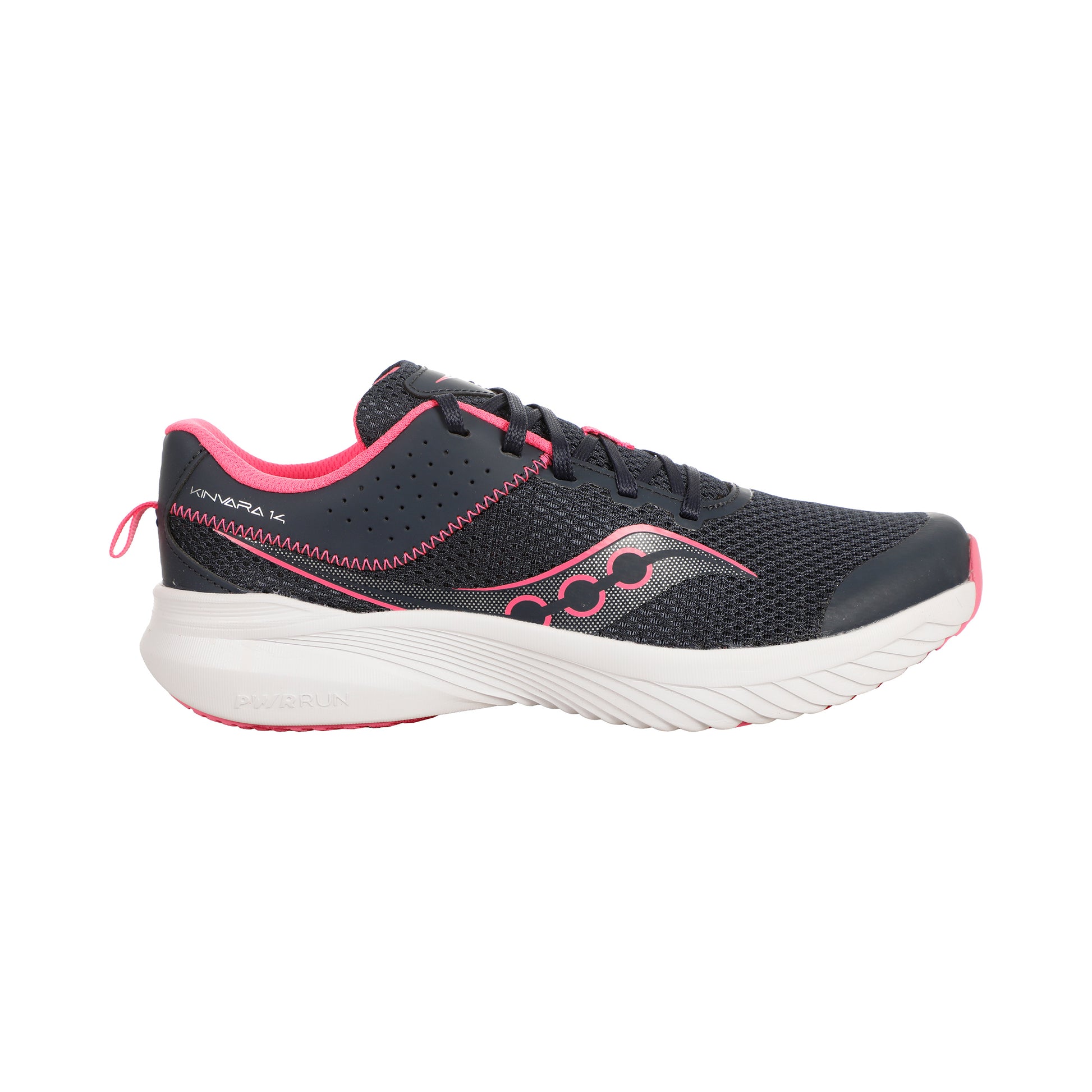Saucony Kinvara 14 LTT Neutral Running Shoe Kids-Pink,Dark Blue