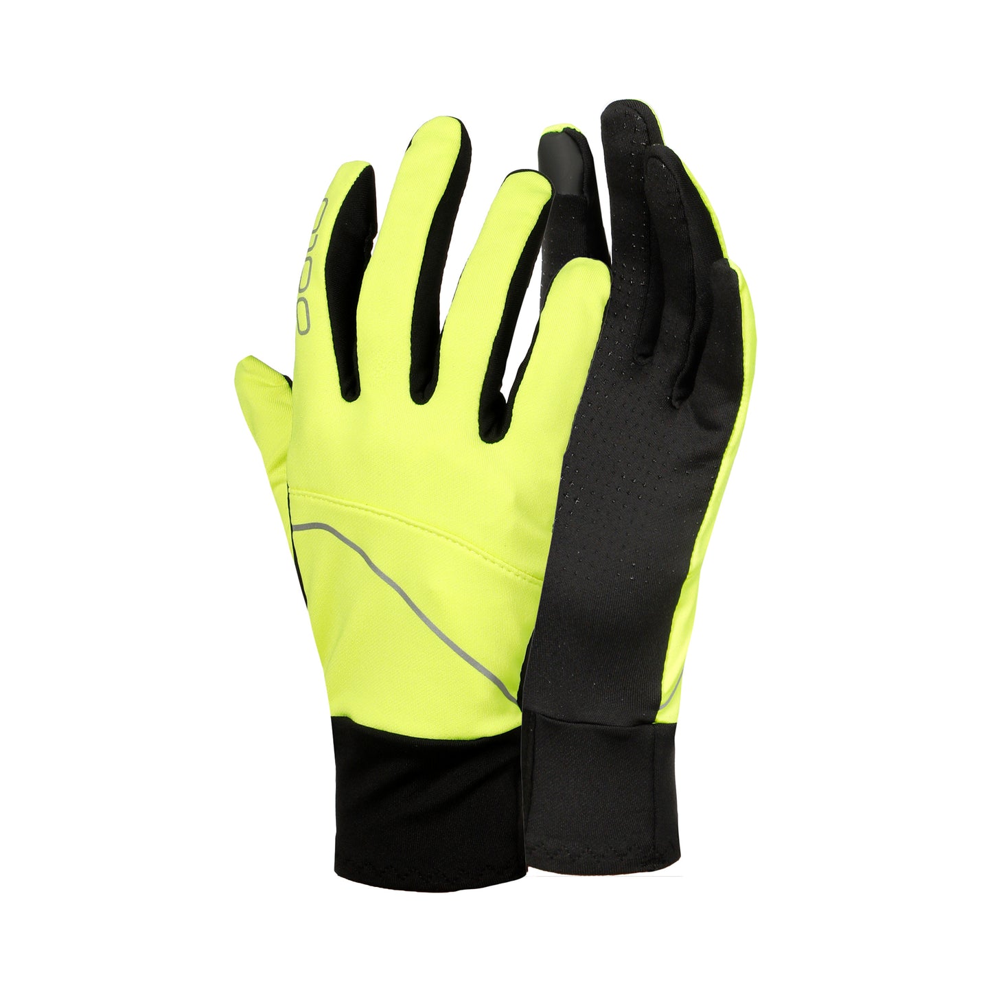 Odlo Intensity Safety Light Gloves-Black,Yellow