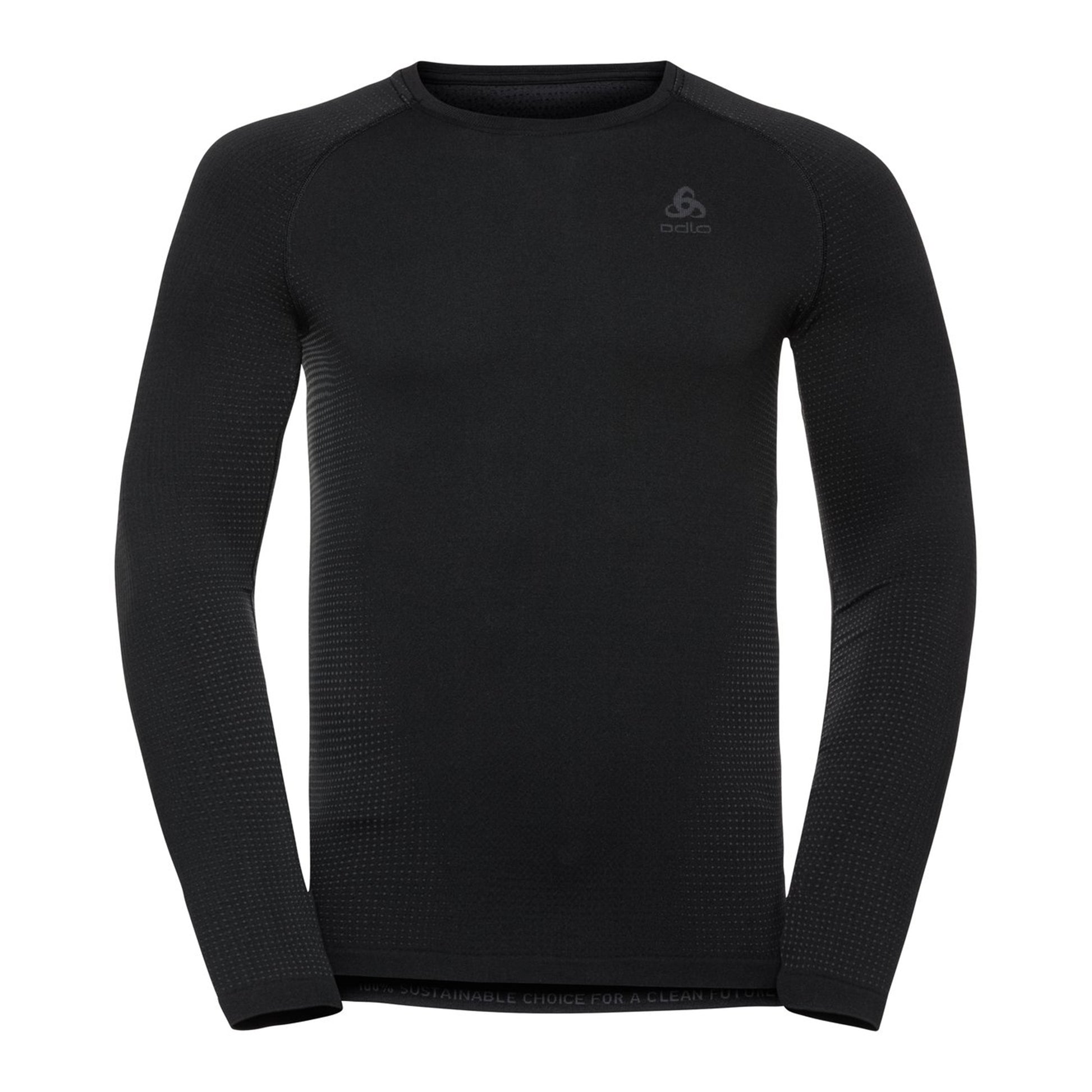 Odlo Performance Warm Eco BI Top Crew Neck Long Sleeve Men-Black