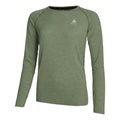 Essential Seamless Crew Neck Long sleeve Women - green,