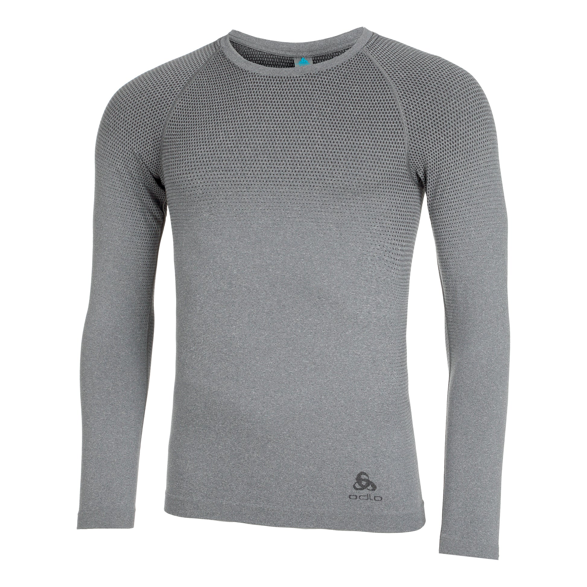 Odlo BL Top Crew Neck Performance Light Eco Running Top Men-Grey