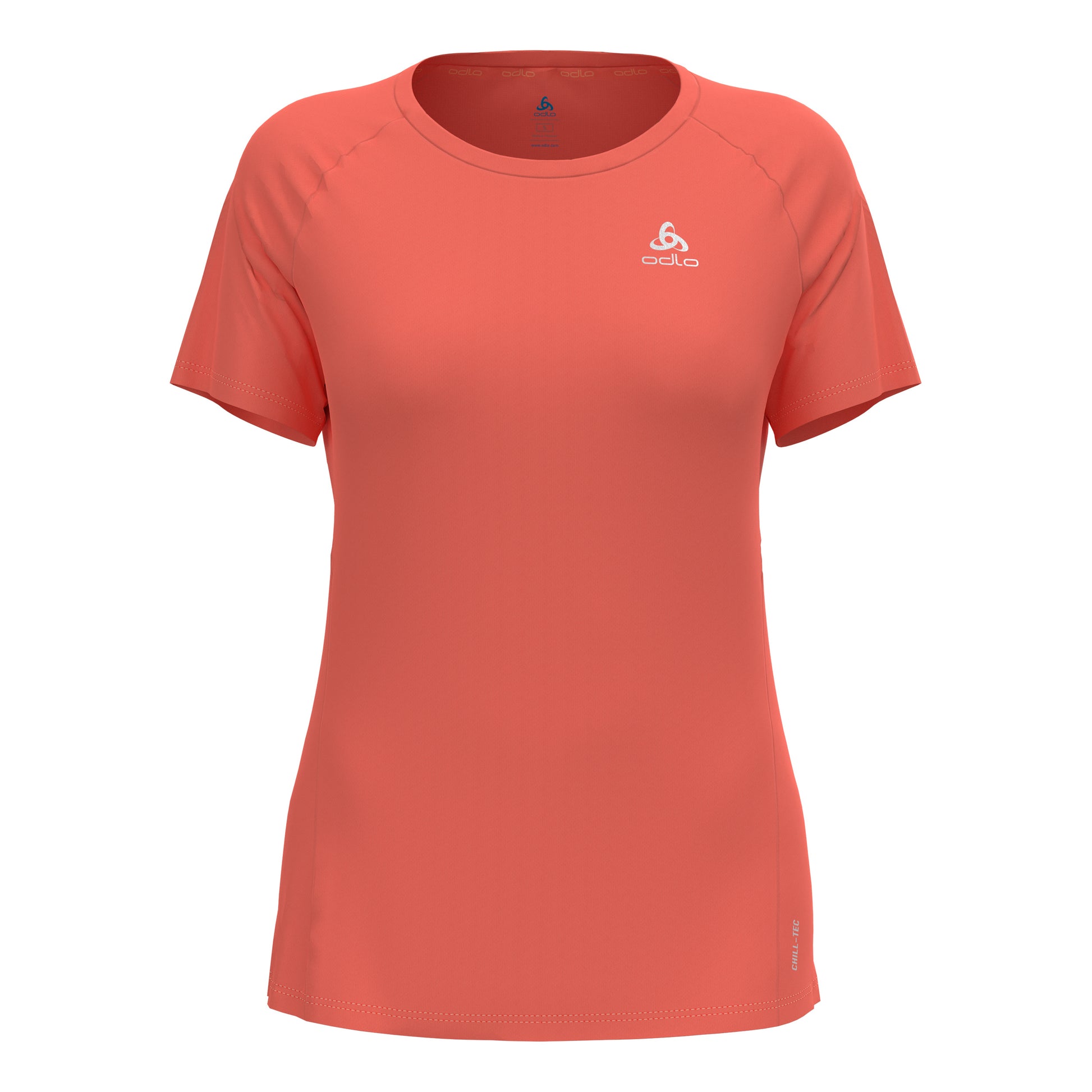 Odlo Essential Chill-Tec Crew Neck Running shirt Women - orange,