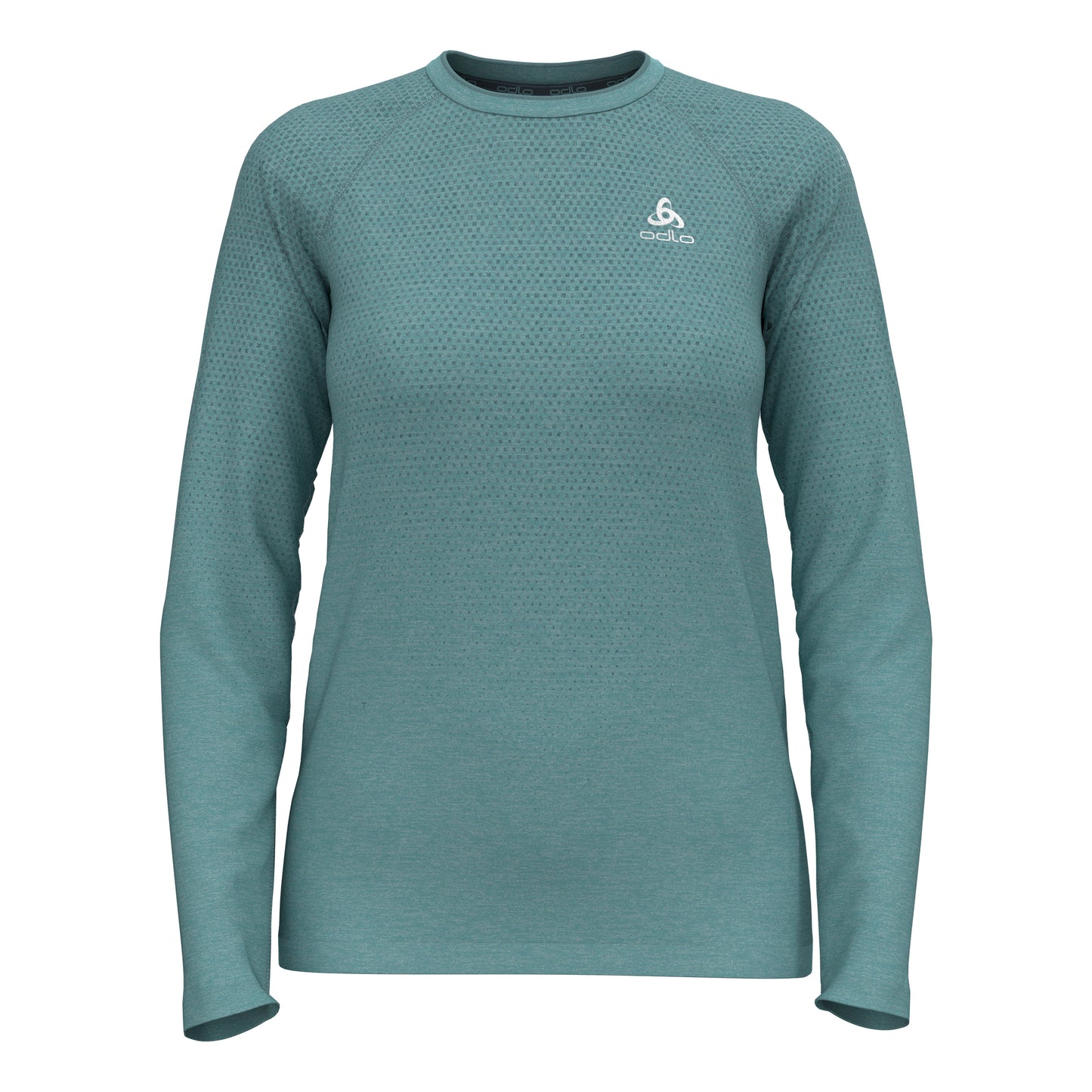 Odlo Essential Seamless Crew Neck Long Sleeve Women-Turquoise