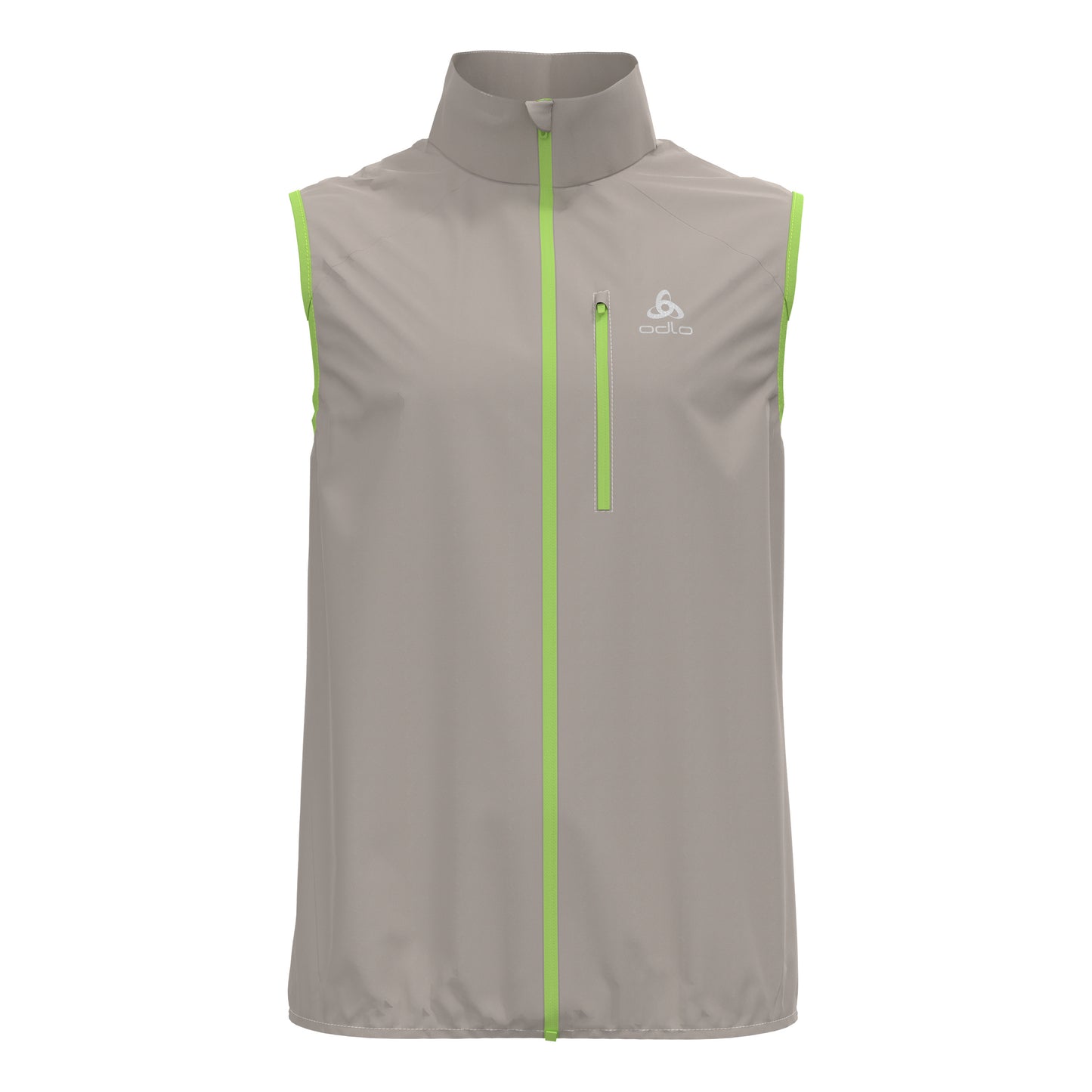 Odlo Zeroweight Running vests Men - silver, light green