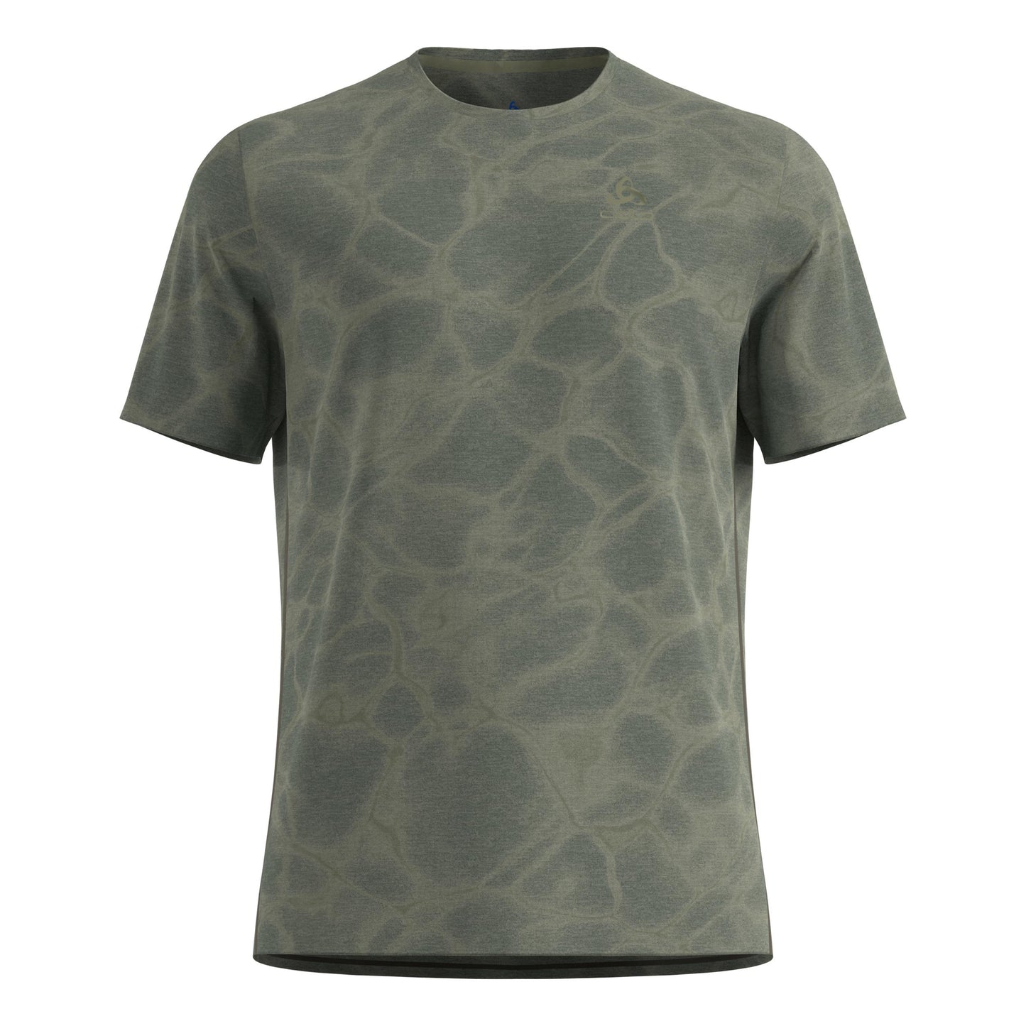 Odlo Zeroweight Engineered Chill-Tec Running Shirt Men-Olive