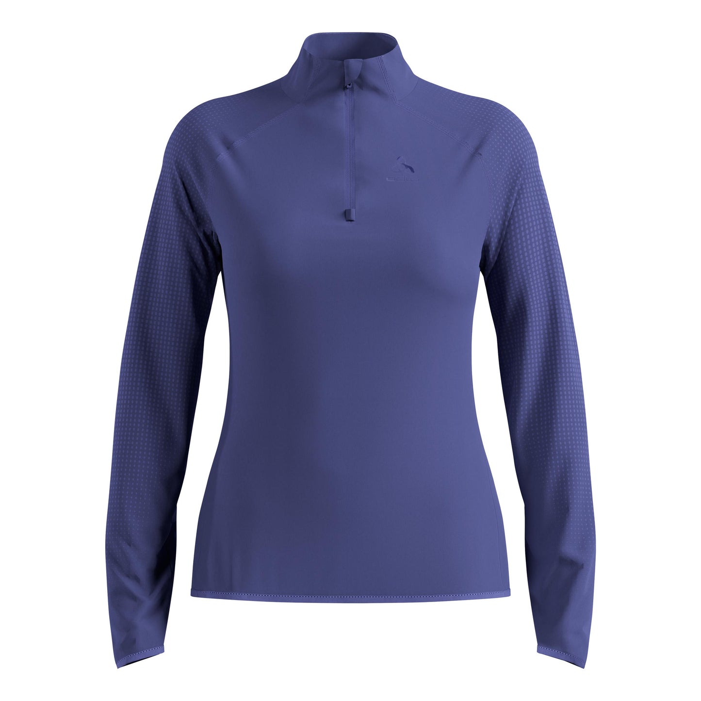 Odlo Zeroweight Warm Mid Layer 1/2 Zip Running Shirt Women-Blue