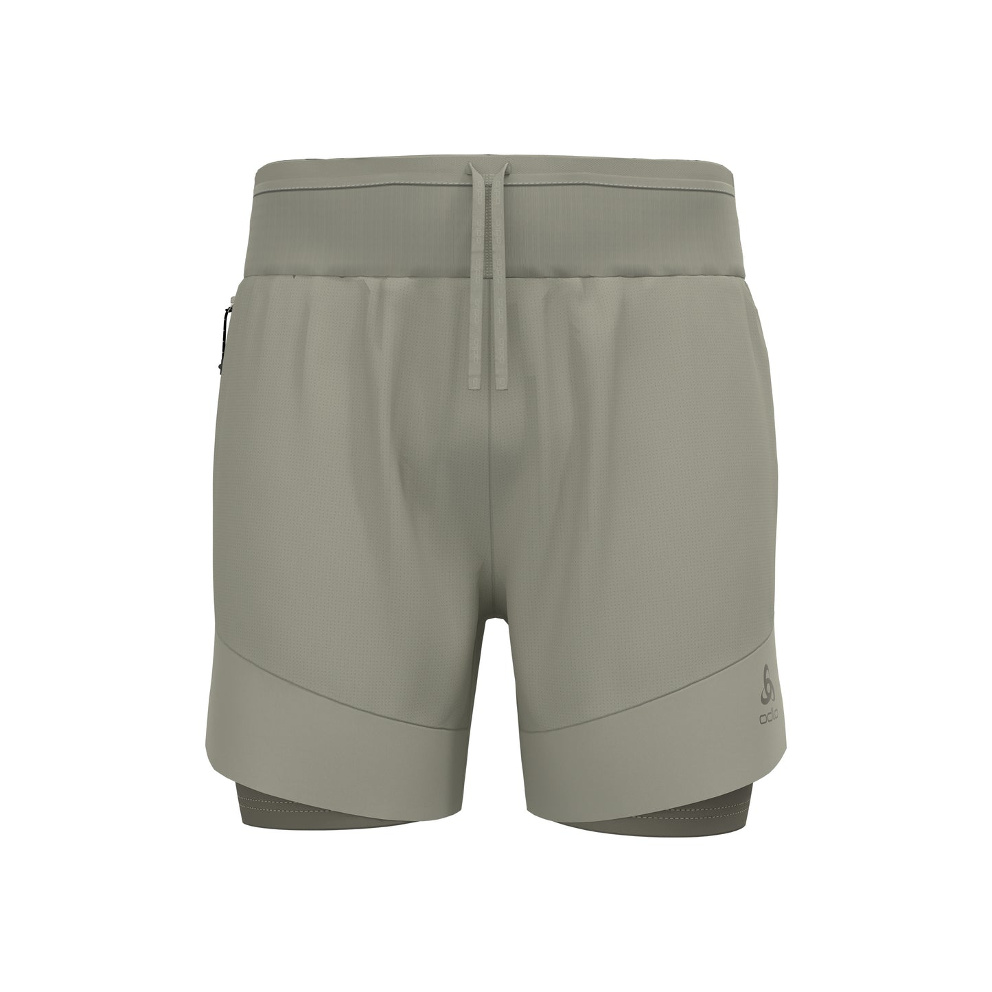 Odlo X-Alp Trail 6in 2in1 Running Shorts Men-Grey